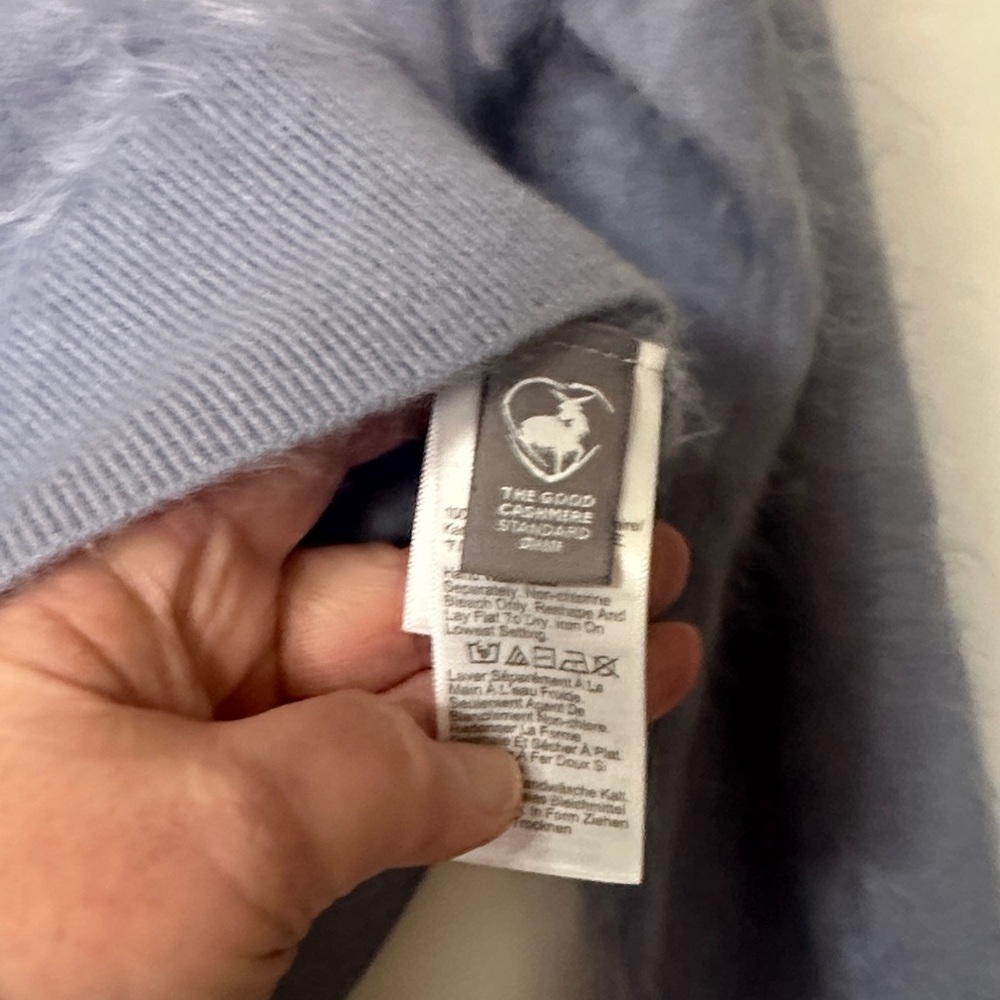 J. Crew Brushed Cashmere V-Neck Sweater - Picture 6 of 9